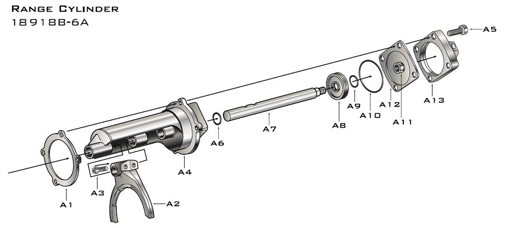 Range Cylinder - 11462A-12-02-18918B | Gearcentre Canada| Heavy